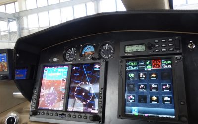 Cockpit ready for take-off